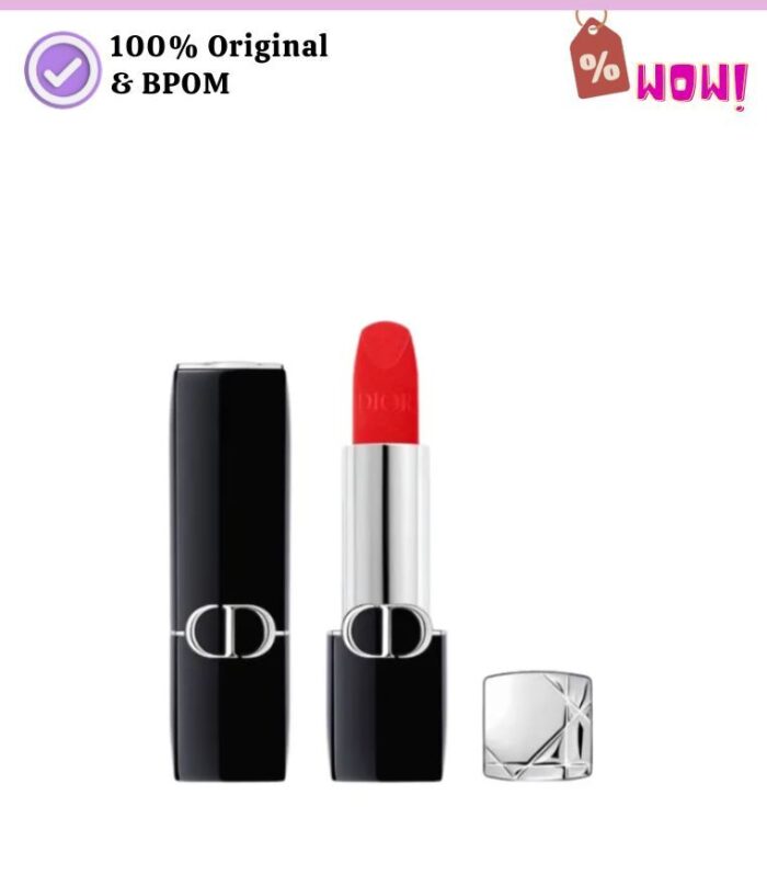Rouge Dior Lipstick - 888 Strong Red Velvet Finish