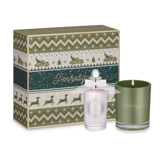 Bundling Penhaligon's Luna Eau De Toilete-100ml & Candle Aromatherapy (Series Christmas)