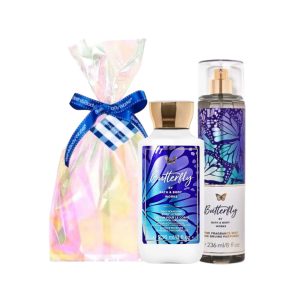 BBW Fullsize Set Isi 2 - Butterfly Body Mist & Body Lotion
