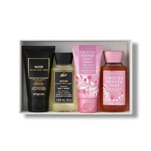 BBW Travel Set Couple (Noir + Twisted Pepper Mint)